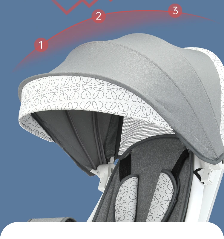 Lightweight small folding Luxury Folding baby carriage multi-functional Baby stroller