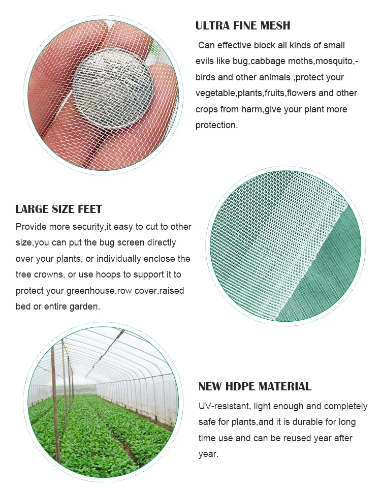 Agricultural Agri Uv Hail Anti Insect Proof Prevention Protection Nets