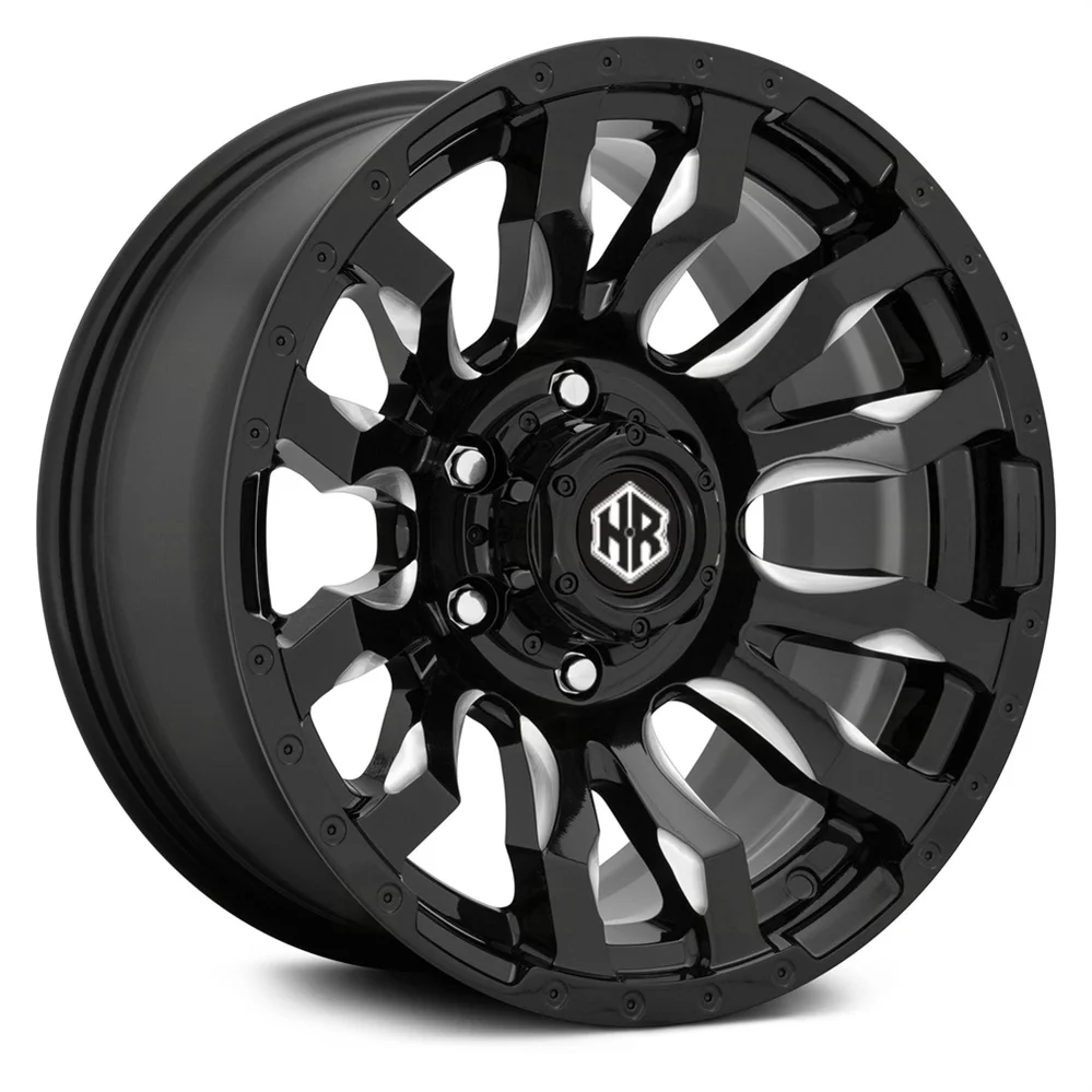 HR SUV 4x4 Offroad Forged Wheels Black Alloy Wheels with Pcd 6x139.7 6x165.1 5x114.30 Offroad Wheels