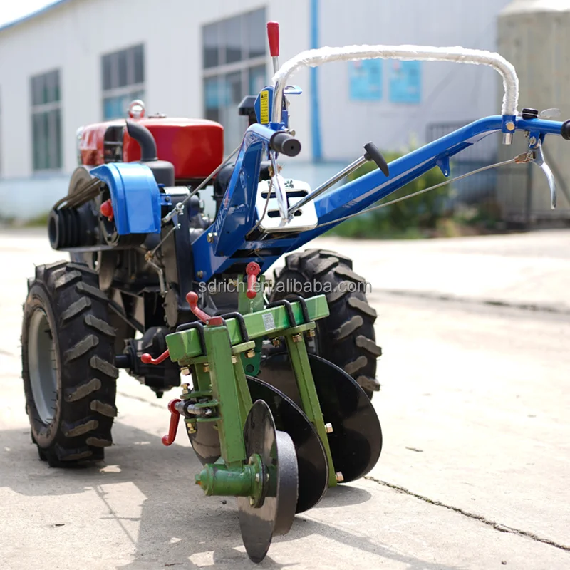 Dry And Paddy Field Suitable Walking Tractor Powered Round Disc Plough
