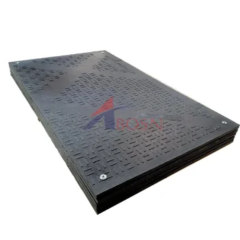 High friction-resistant pe plastic temporary road/access mat/HDPE anti-slip sheet