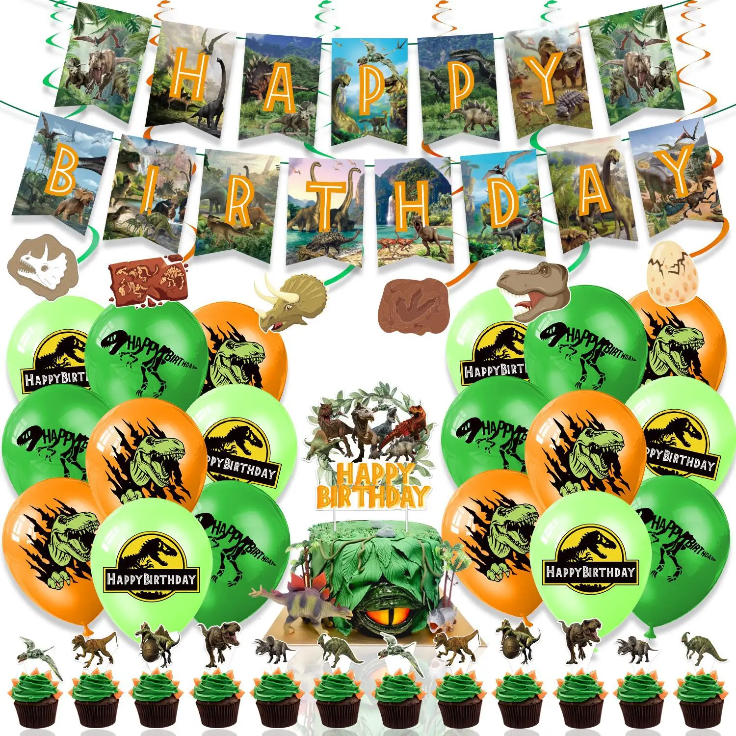 Fournitures De Fête Jurassic World – Amscan, Neuves Sous Emballage – Parfait Pour Anniversaire