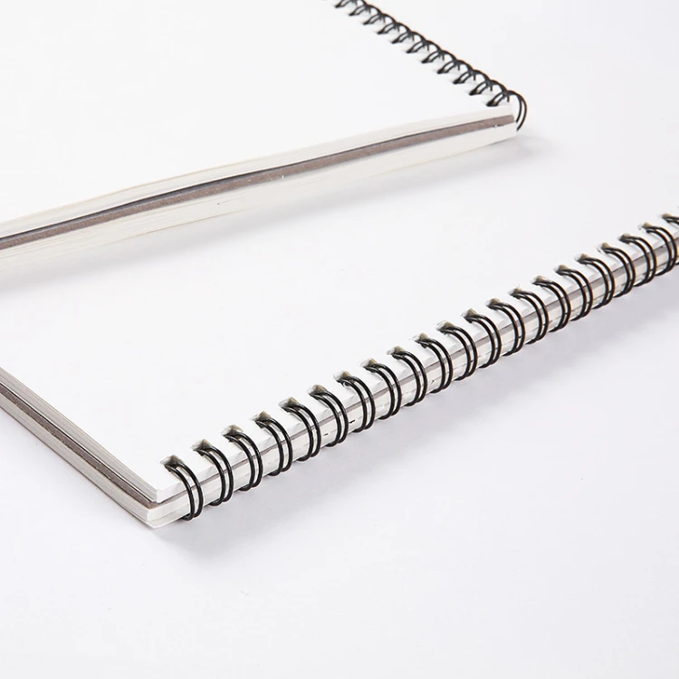 Double Coil Spiral Caderno De Desenho Hardcover Sketch Book A4 Kraft 