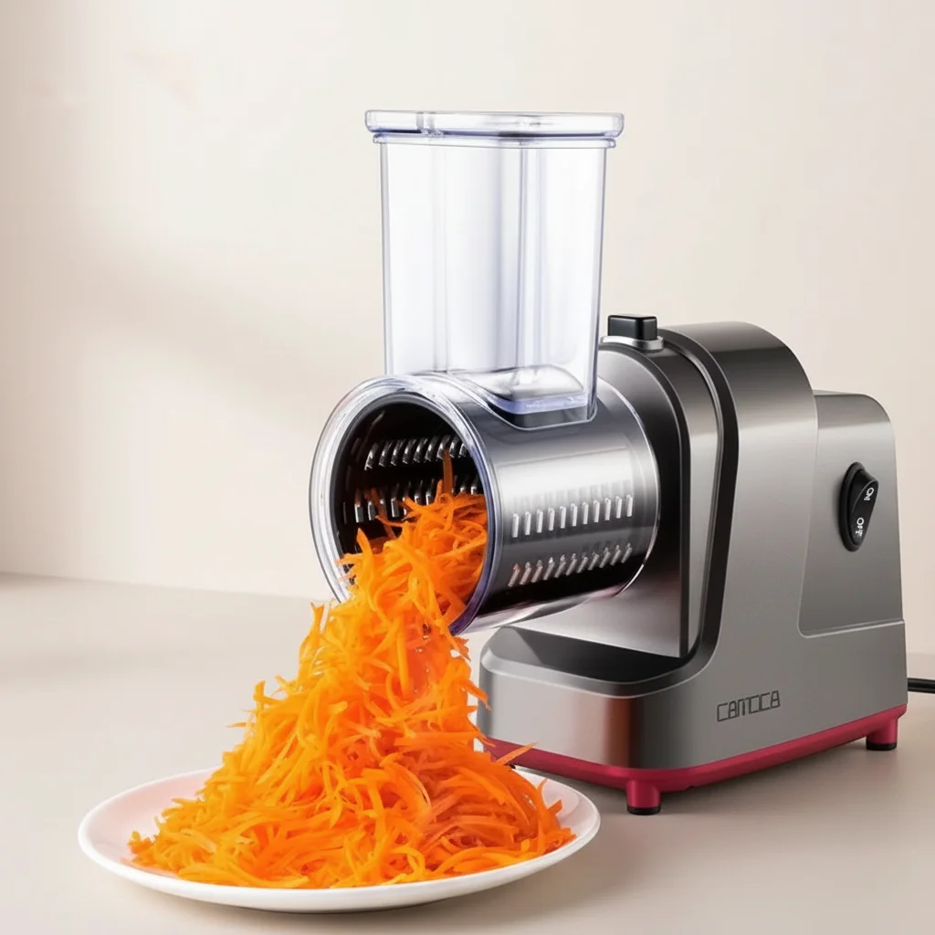TEBAK Quality Multifunctional Electric Vegetable Cutter Premium Kitchen Electric Cheese Grater Food Processing Home Kitchen