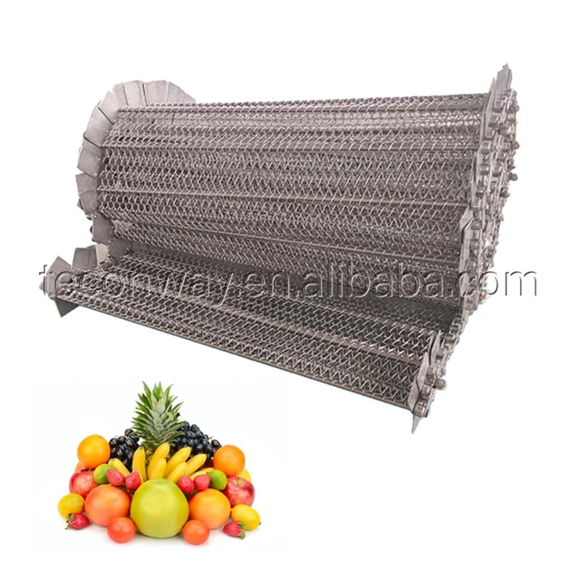 Conveyor Belt Food Grade Conveyor Belt Conveying Spiral Wire Mesh Belt 3
