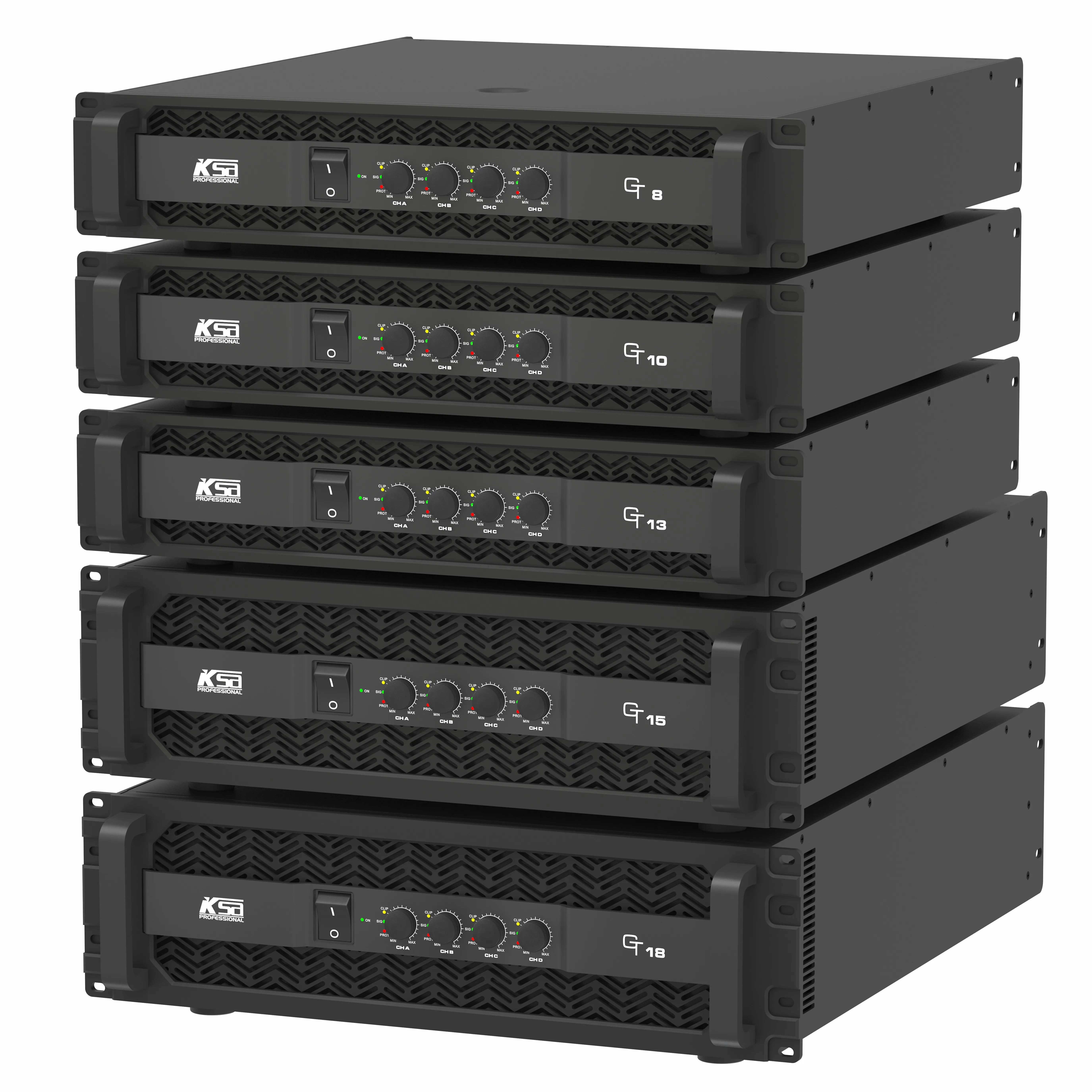 Low Distortion Cob Td Class 4*800w 2u Outdoor Sound Power Amplifier For