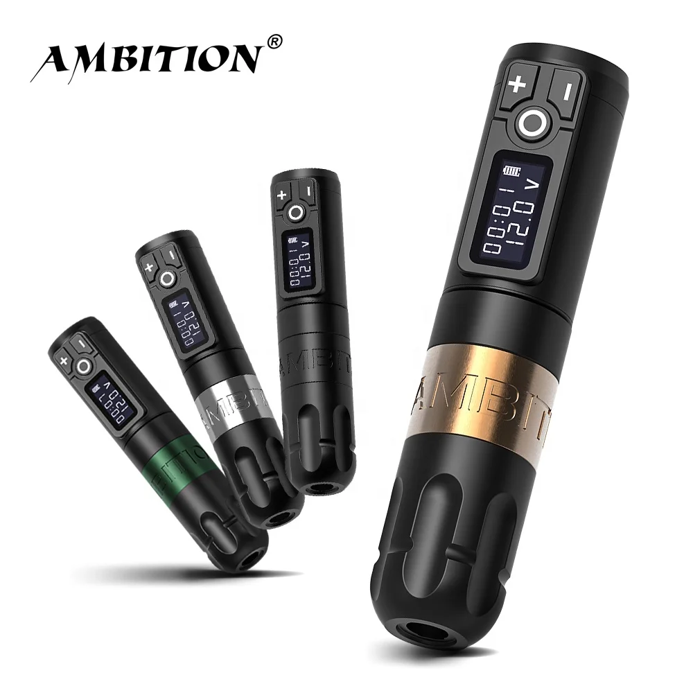Ambition Soldier 2400mAh デジタルディスプレイ電動タトゥーガン