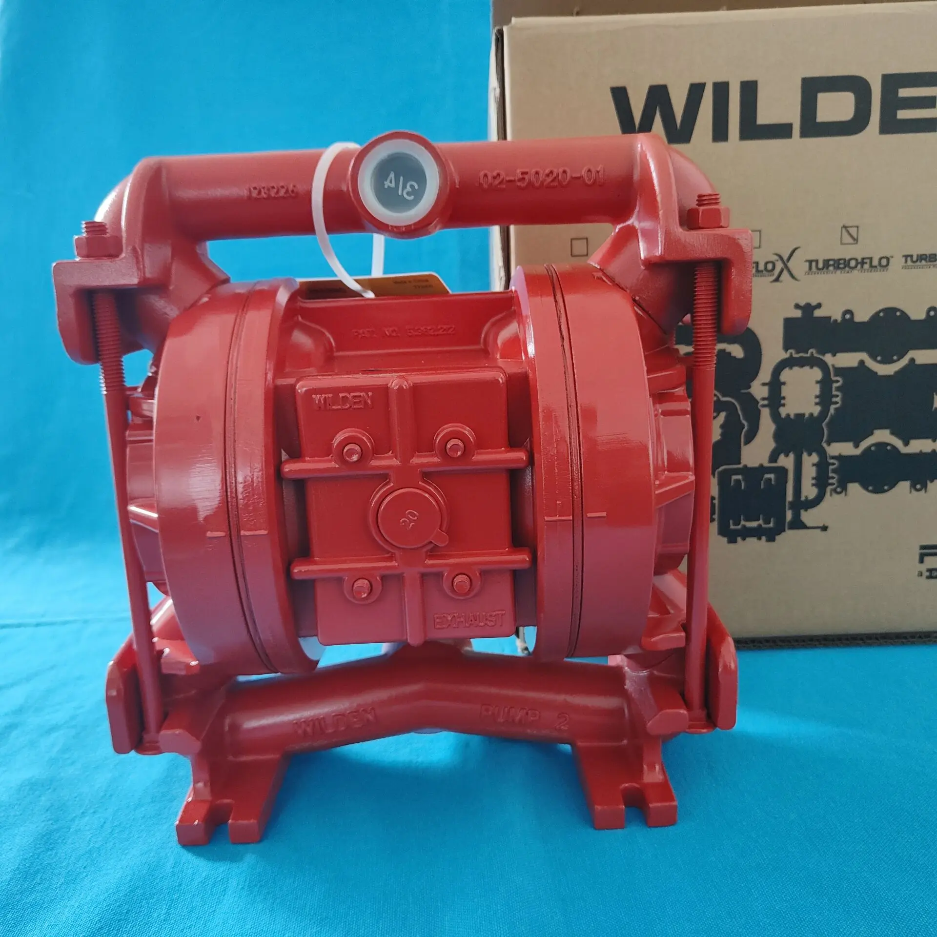 Aluminum Wilden Air Operated Double Diaphragm Pump T2 with Neoprene Diaphragm and Valve Ball 1 Inch pump manufacture