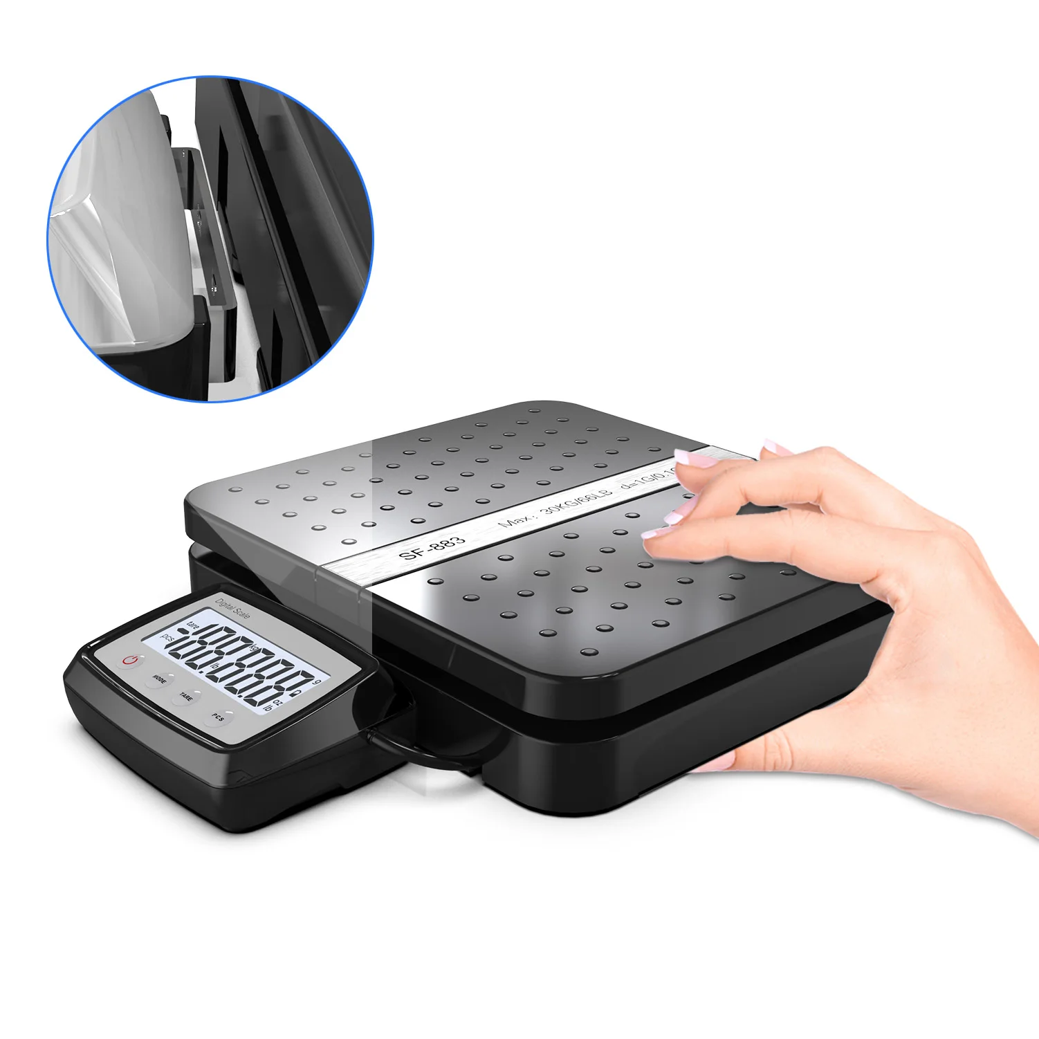 Sf883 Digital 30kg Shipping Scale Packet Scales Parcel Shipping Weighing Warehouse Scales