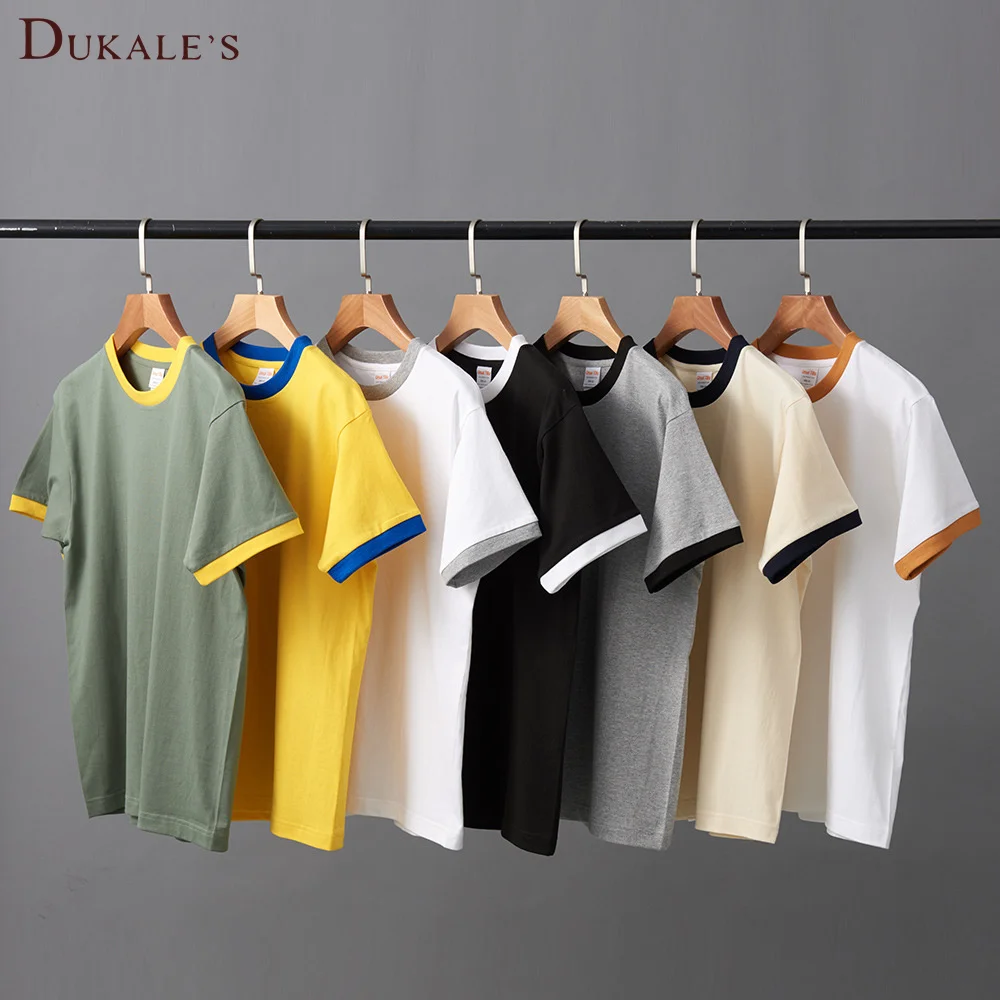 High Quality 230g Cotton Colorblock Tee Womens/mens Color Block Short ...