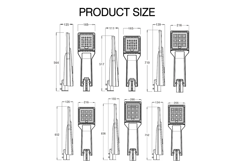 Customized 50w 100w 150w Outdoor Road Street Lamps Smart City Led ...