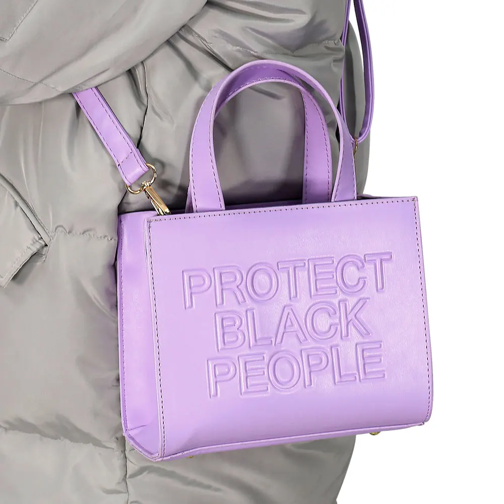 Protect Black People Bag | PBP Leather Bag | CISE