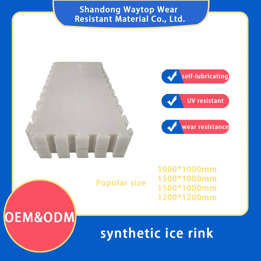 Premium Synthetic Ice Rink Uhmwpe/ice Hockey Flooring Tiles