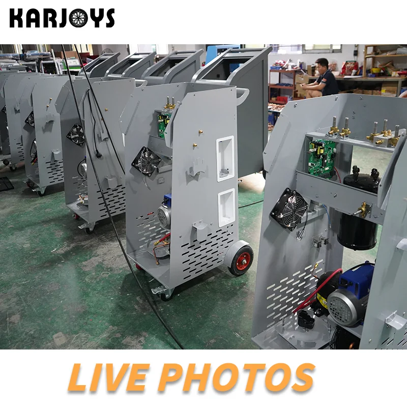 Automatic AC Recovery Machine with Core New Freon Recovery Cooler for Car Air Conditioning Car Care Equipment