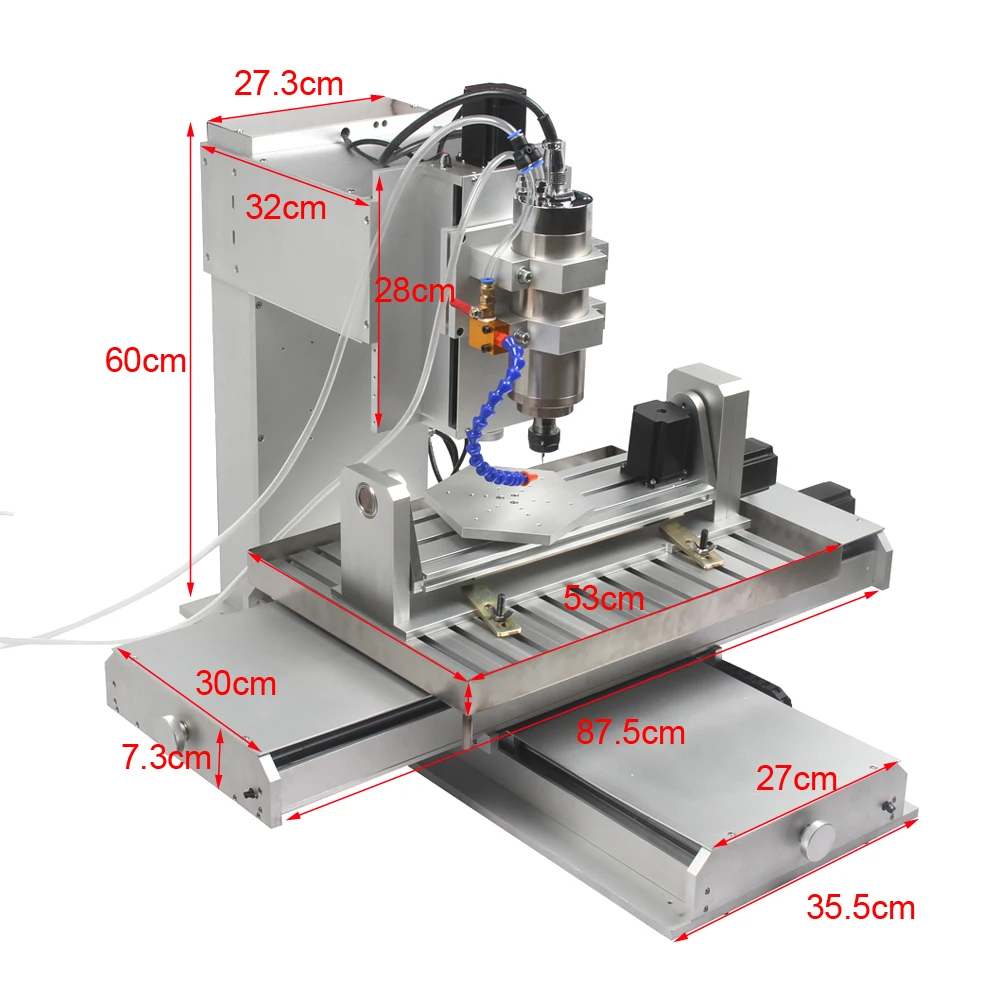 Desktop Cnc Milling Machine USB Supported Mini 5 Axis Cnc Machine for Sale