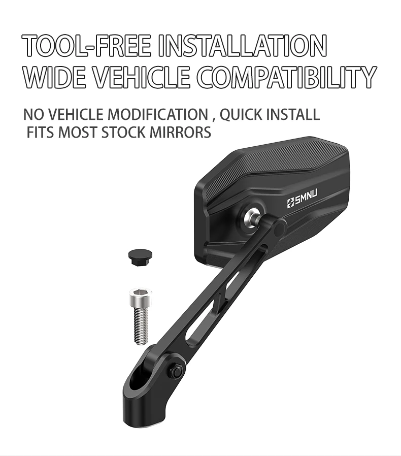 product smnu motorcycle rear view mirror general blue clear purple rear mirror motorcycle side mirror motorcycle rearview mirrors-8