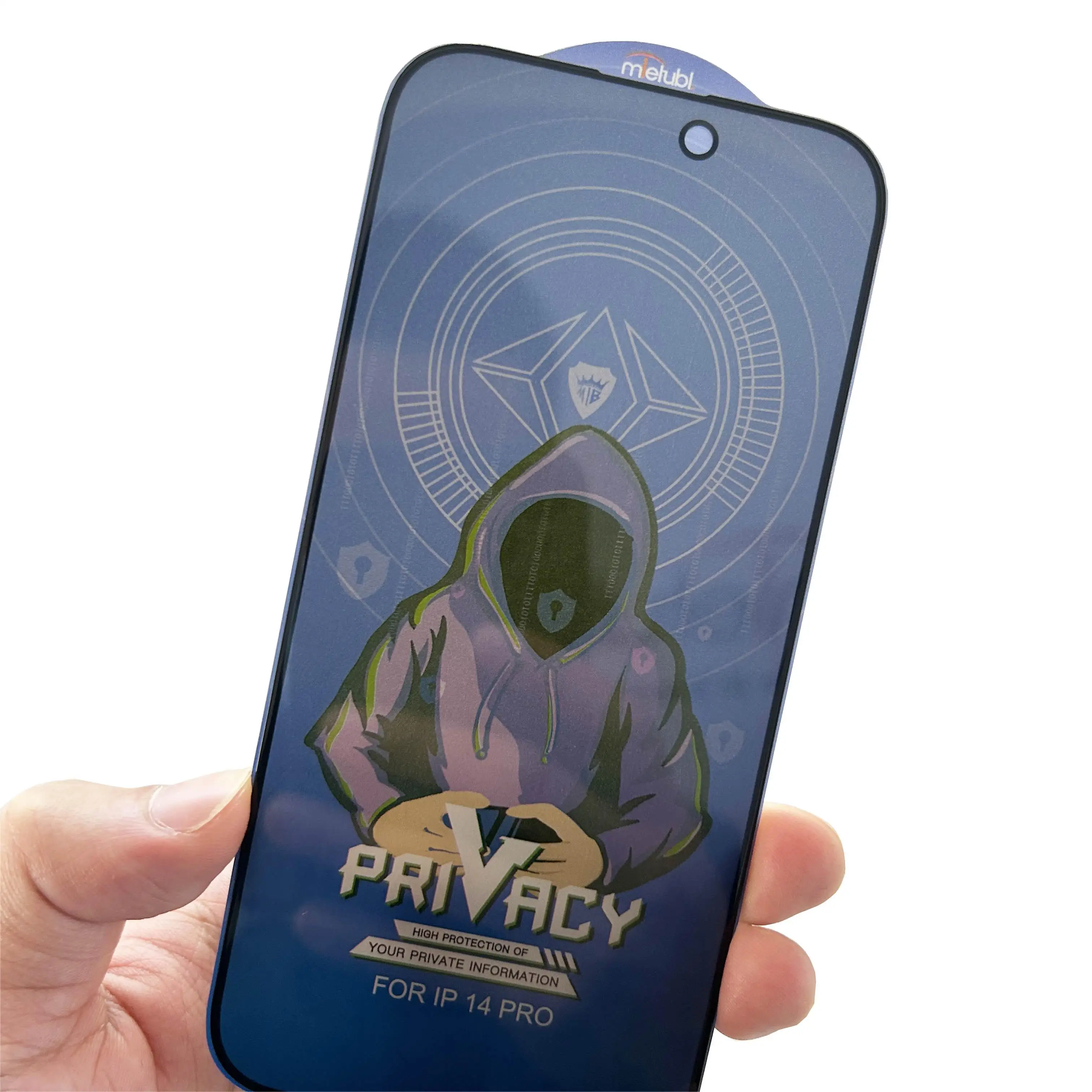 MIETUBL PRIVACY TEMPERED GLASS FOR IP 15 SERIES Screen Protector for IP 15/IP 15 PLUS/IP 15 PRO/ IP 15 PRO MAX