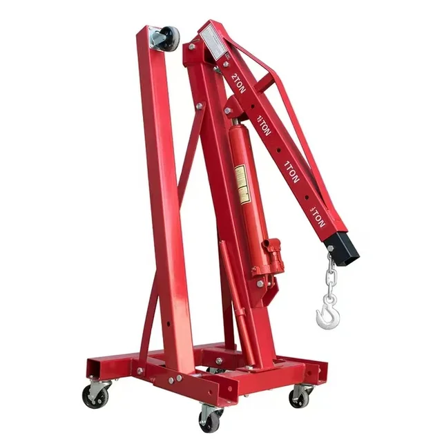 Workshop 2t Foldable Engine Crane Hot Selling Engine Hoist Engine Crane