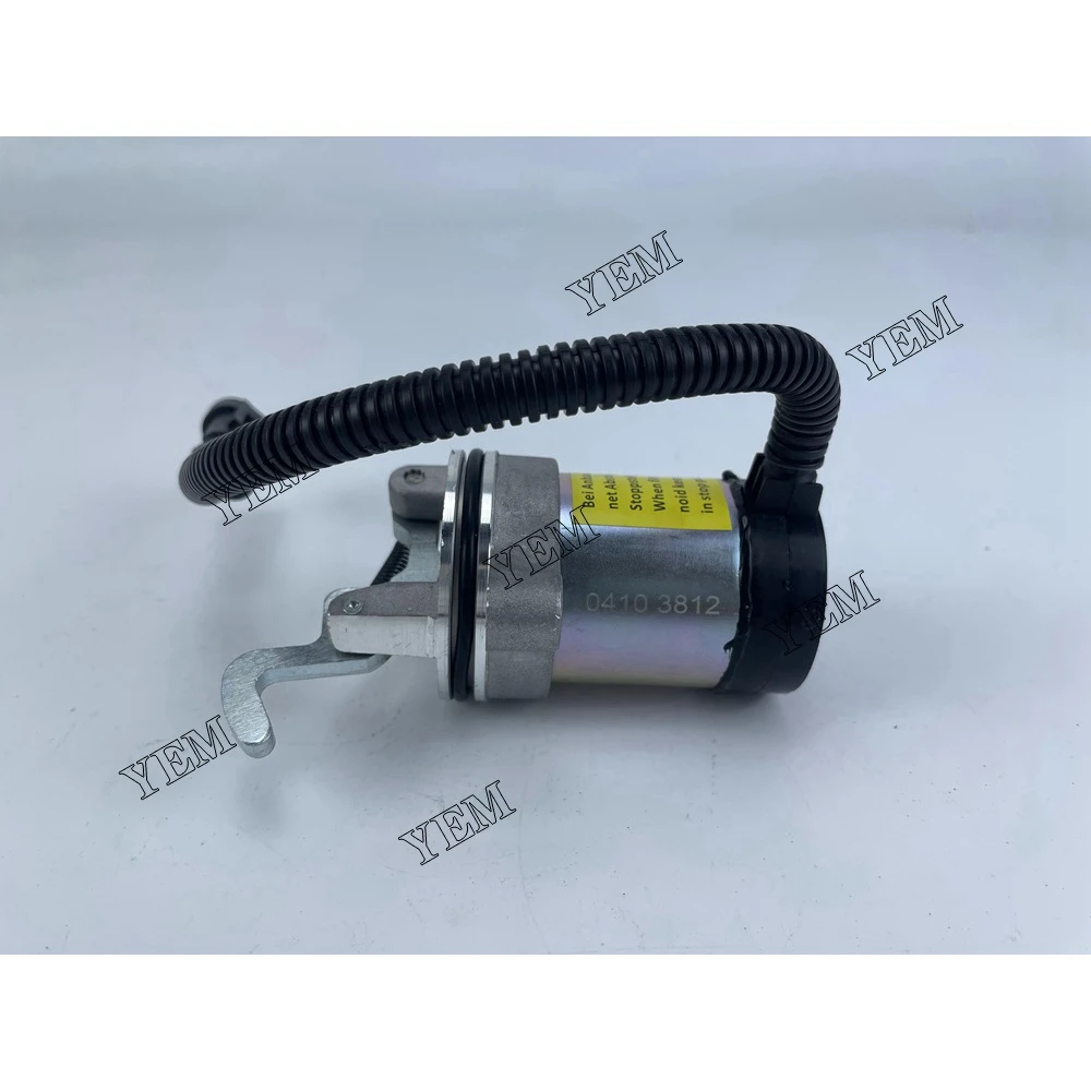 F4M1011 Shutdown Solenoid 0410-3812 for Deutz Diesel Tractor Motor Engine for Deutz Shutdown Solenoid
