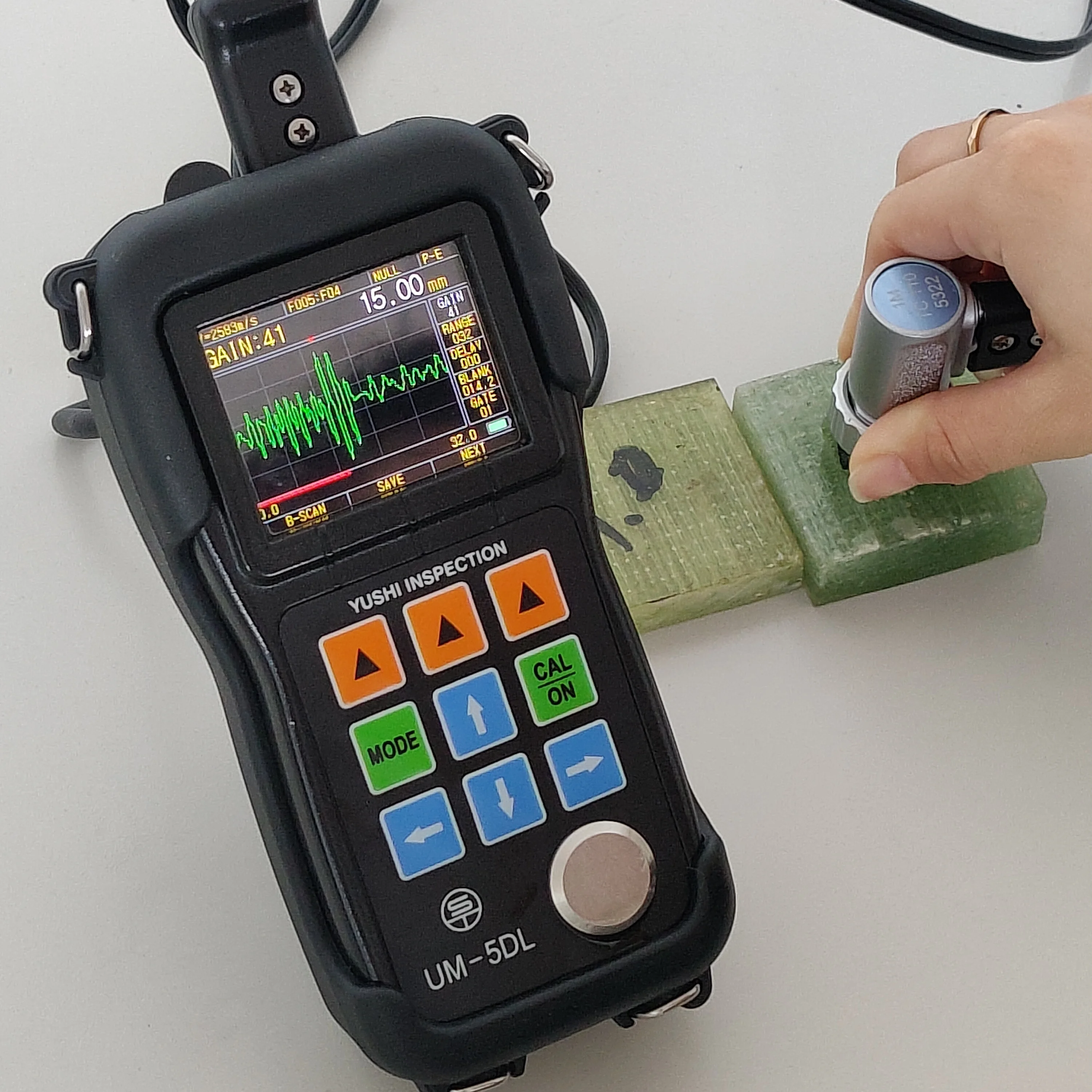 Ut Distance Measurement YUSHI Ultrasonic Thickness Gauge for Fiberglass FRP Measurement - NDT ...