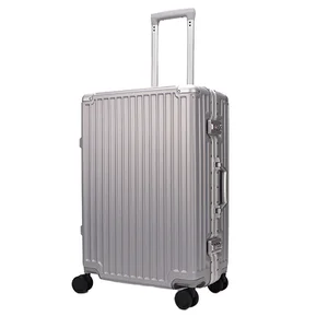 custom logo custom logo Noble TSA Airline Approved Luxury Luggage Aluminum Frame Custom Logo Lightweight Hardshell PC Spinner Wheels Water Resistant