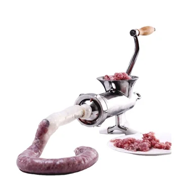 Meat Grinder Handheld Food Processor Chopper Sausages Filler Maker Home Kitchen Stainless Steel Cooking Tools Food Processor