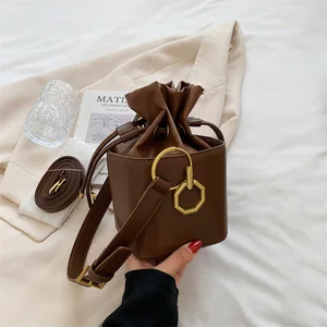 Vintage Purse and Handbag Versatile Crossbody Bag for Women Hand-held Bucket Bag Designer Bags Cymka Bolsos De Mujer Sac