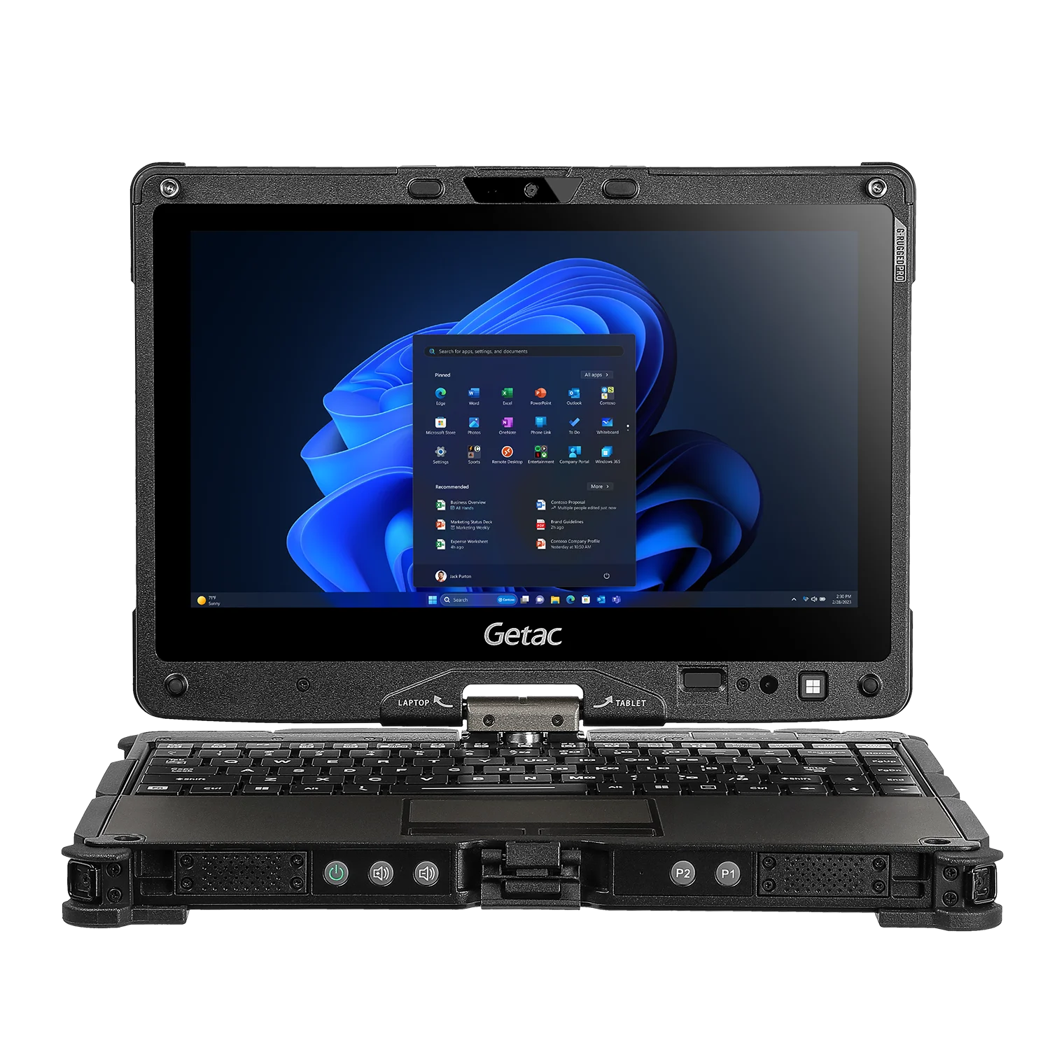 Maximize Your Experience V110 Fully Rugged Notebook - 11.6'' HD LumiBond Display, 12th Gen Intel Core i7/i5 vPro Processor, WIFI, EU Plug