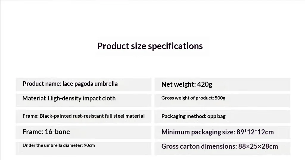 Pagoda Umbrella Lace Umbrella Tassel Umbrella Wedding Umbrella Straight Pole Umbrella Skirt Umbrella Princess Umbrella preview 3
