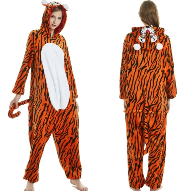 tiger pj onesie