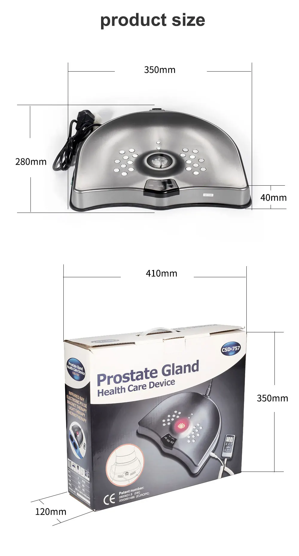 Hot Sale Health Care Prostate Gland Therapy Device