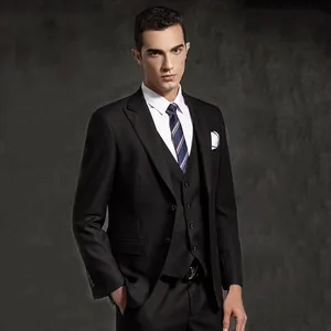 Bump Collar Men's Wedding Suit Suit Three-piece Business Professional Comfortable Best Man Groom Business Formal Workwear