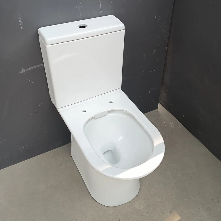 Timog America Dalawang-Bahagi na WC Inodoro sa Ceramika na Naililimos at Sanitary Ware Dual-Flush para sa mga Hotel, Bahay, at Villa na Instalasyon
