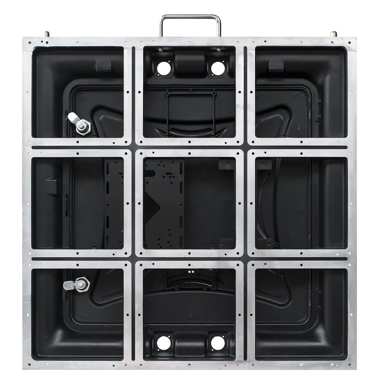 576X576-B-C Indoor and outdoor Cabinet (Flat) 576x576x78mm 4.54KG led module 192x192mm P3 P4 P6