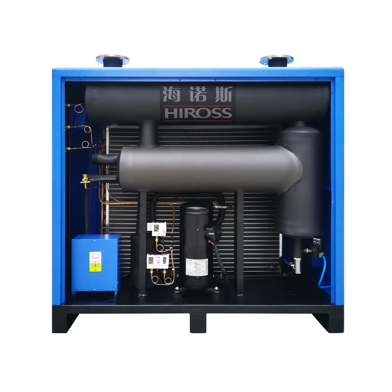 Hiross 2.8nm3/min Air Cooled Compressor Refrigerated Air Dryer