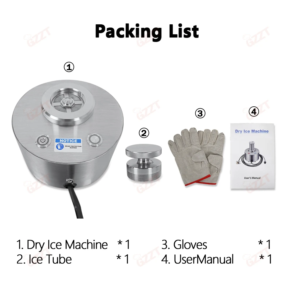 110V 220V Commercial Using Small Food Grade Dry Ice Machine One Key Ice Making Factory Wholesale Co2 Ice Maker Wine Coffee