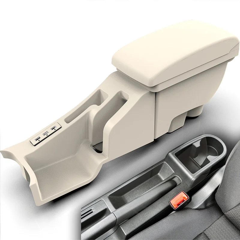 High Capacity Automobile Center Console Box Armrest Cushion Custom Car Armrest