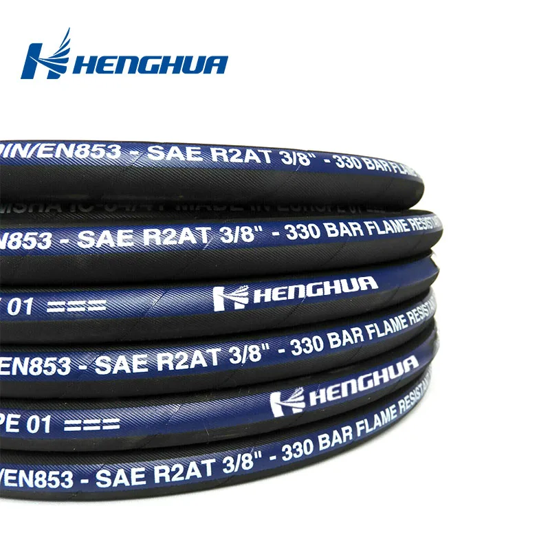 
 Цветной тягач 1,5 дюйма 2,5 дюйма Прочный гибкий прицеп проволочный Плетеный гидравлический шланг высокое давление прайс-лист гибкий трактор  