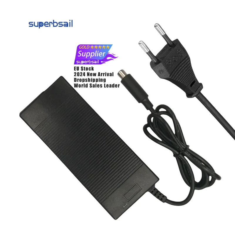 Superbsail 110-240VAC 42V 2A DC Lithium Battery Charger For E Bike Bicycle Scooter Overcharge Protection Bike Battery Charger