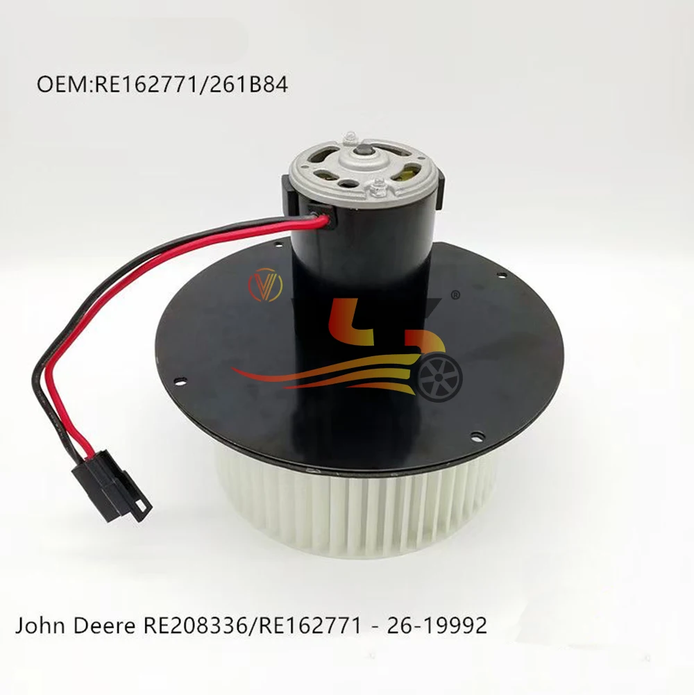 12V Auto AC Blower Motor for John Deere RE162771/RE208336 (OEM AT400506 AT456707 RE300527)