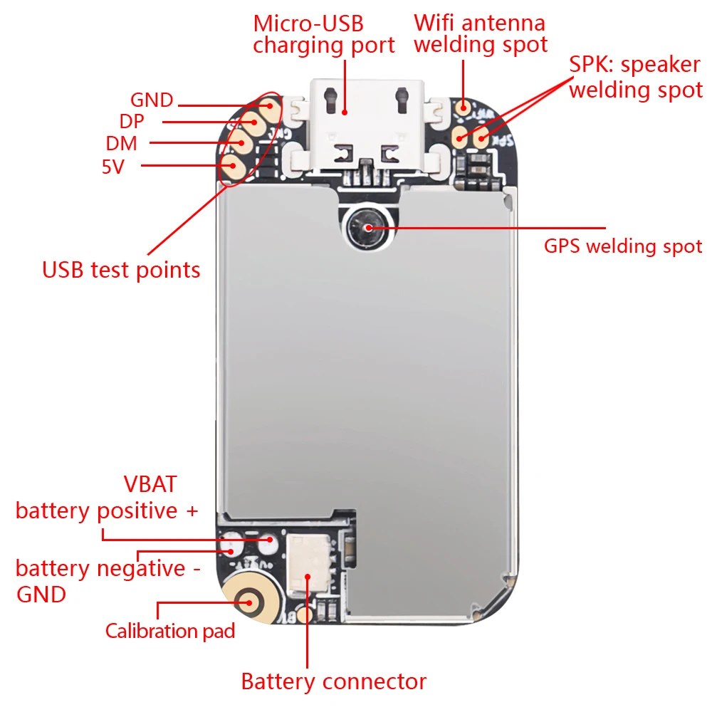 Factory Wholesale ZX303 Mini GPS Tracker PCB Board with APP & API