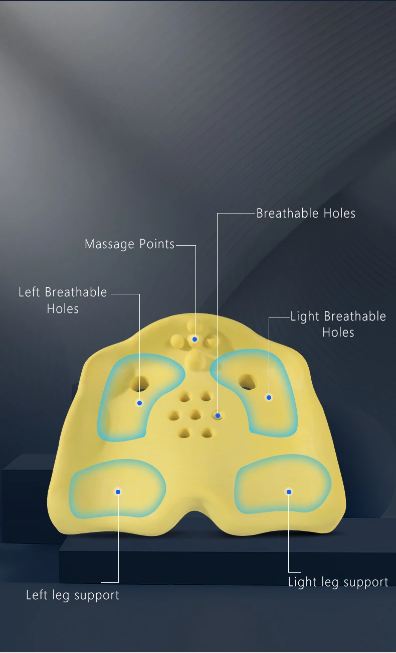 Everlasting Comfort Seat Cushion For Back Pain Relief Enhances Posture