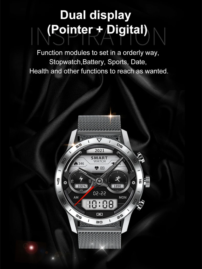 KK70 Smartwatch Waterproof IP68 Call Function Heart Rate Monitor Smart Watch Rotary button Wristwatch KK70 Fitness Health Tracker (10).jpg