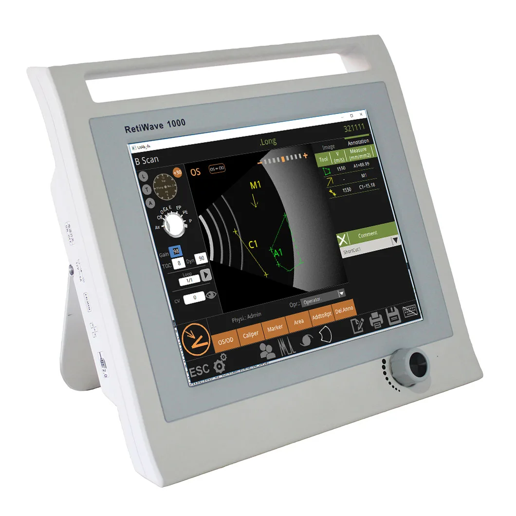 Hot Sale Hospital Medical Laptop Handheld Full Digital Portable Ophthalmic A/B Ultrasound Scanner