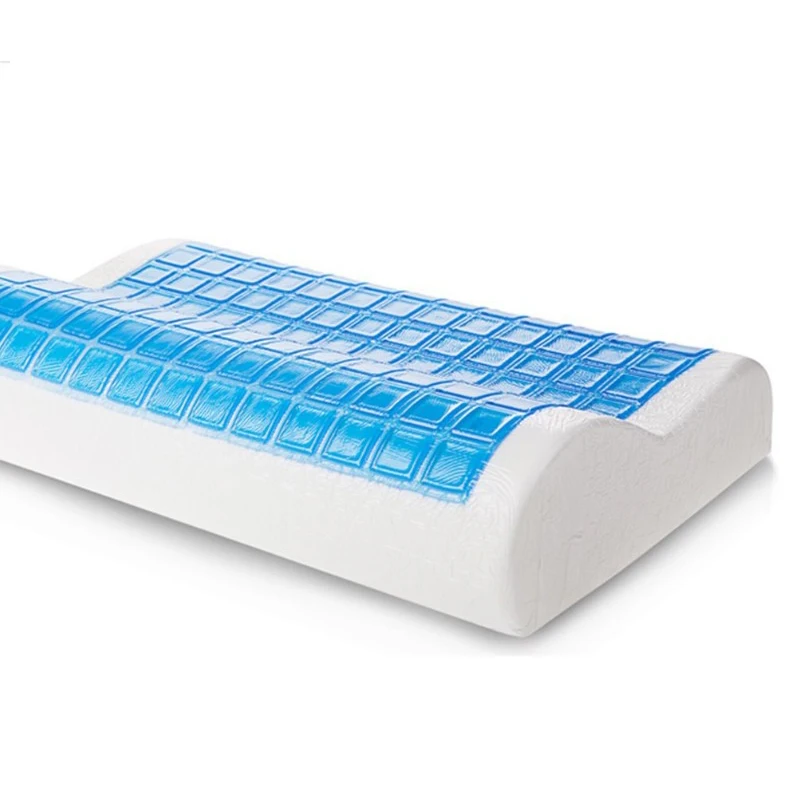 wholesales gel cervical contour pillow memory foam pillow with