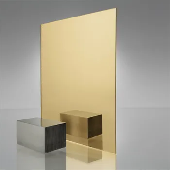 Alucobond Mirror Gold Finished Aluminum Composite Panel Acp Sheet Price ...