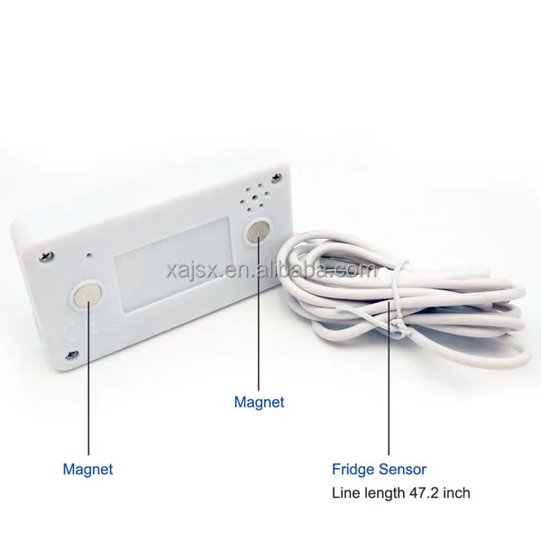 Freezer - Refrigerator Thermometer Aluminum Standing Or Use With