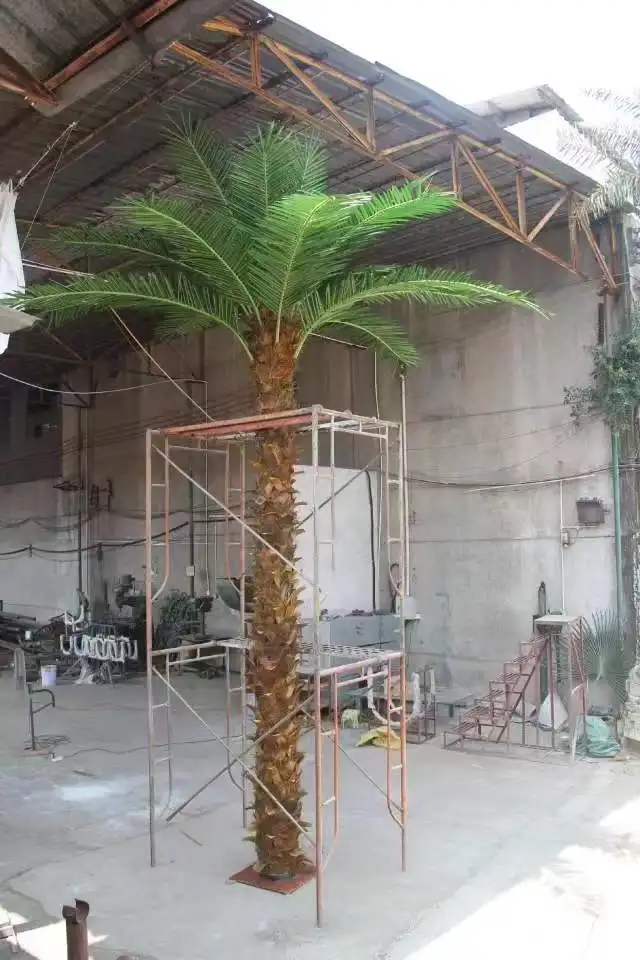 Groe Knstliche Palme fr Innenrume, Hallen, Auenbereiche, Pools,  Kstendekoration, Plastik Groe Kunstpflanze Kokospalme