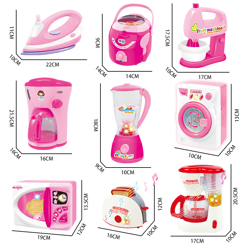 Лидер продаж на Amazon, портативная миниатюрная игровая стиральная машина для холодильника, Детская бытовая техника, игрушки