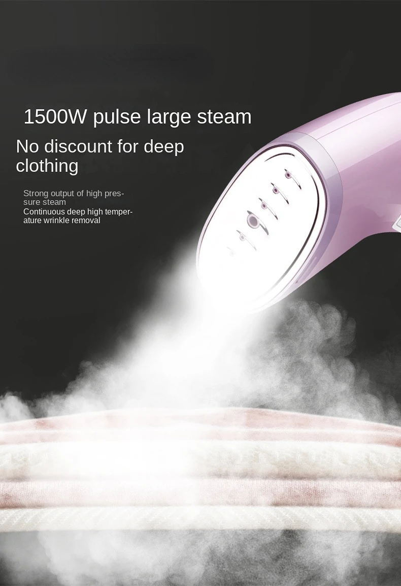 2023 New Handheld Garment Ironing Machine Portable Household Mini Steam Ironing 1500W Mini Electric Steam Iron